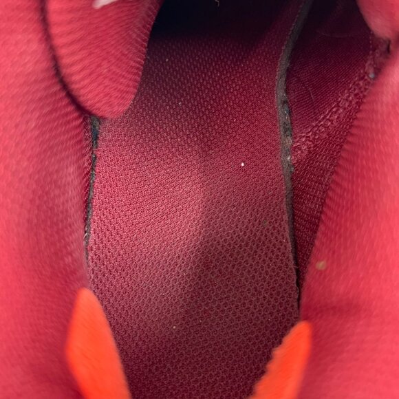 Nike Red and White Alpha Huarache Sneakers | Size 6.5 US - Picture 3 of 8